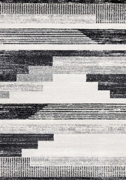 Noir et gris / 5'3" x 7'7"