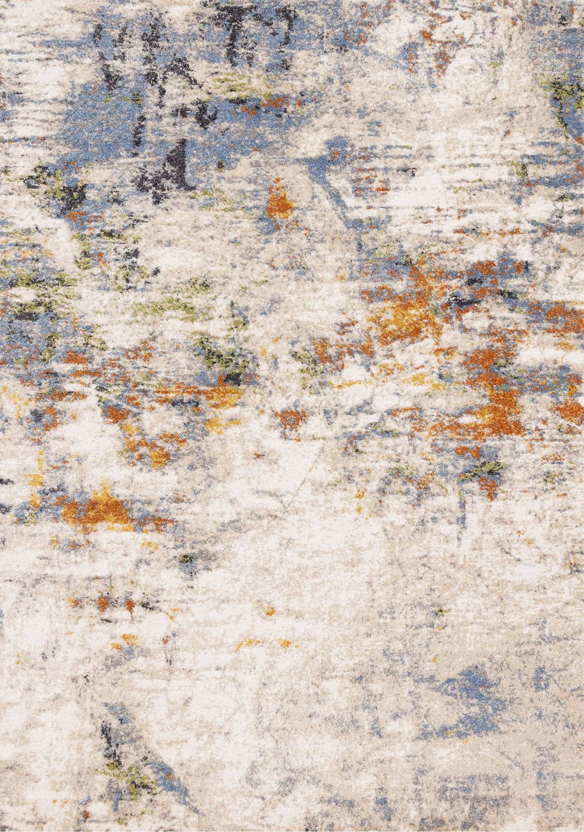 Tapis Contrecoeur – motif beige et bleu (Kalora Swift 5704/DY23) – Meubles TOCO