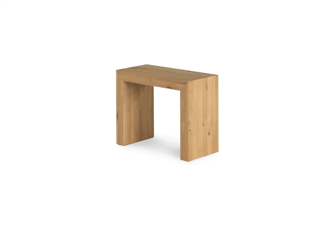 Table à manger extensible - bois massif - Chêne scandinave - Transformer table