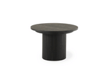 Table à manger ronde extensible Transformer en hickory fumé – démonstration animée de la transformation – Meubles TOCO