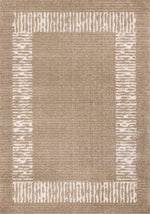 Tapis Lévis – motif taupe et blanc, uni (Kalora Talia 1364-ZF26) – Meubles TOCO