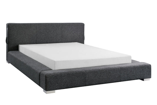 Lit Queen Complet Tori | Gris Foncé | QGD2875
