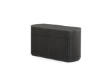 Transformer Round Sideboard Smoked Hickory