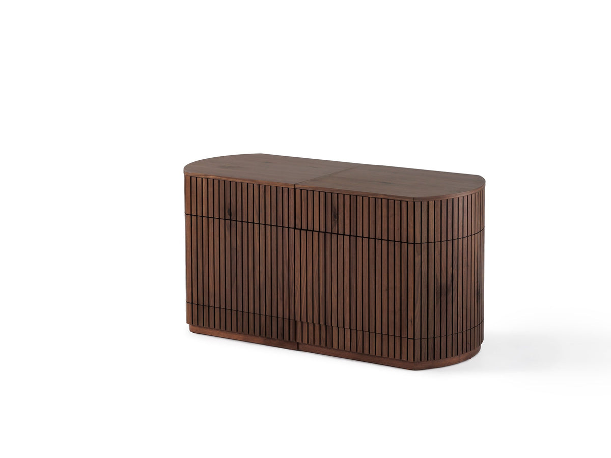 Transformer Round Sideboard Royal Walnut