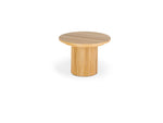 Table à manger ronde extensible Transformer en chêne scandinave – fermée, format compact – Meubles TOCO