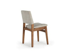 Chaise Transformer en noyer américain – vue de dos, sur fond blanc – Meubles TOCO