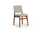 Chaise Transformer en noyer américain – vue de face, sur fond blanc – Meubles TOCO