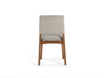 Chaise Transformer en noyer américain – vue de dos, sur fond blanc – Meubles TOCO