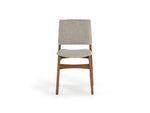 Chaise Transformer en noyer américain – vue de face, sur fond blanc – Meubles TOCO