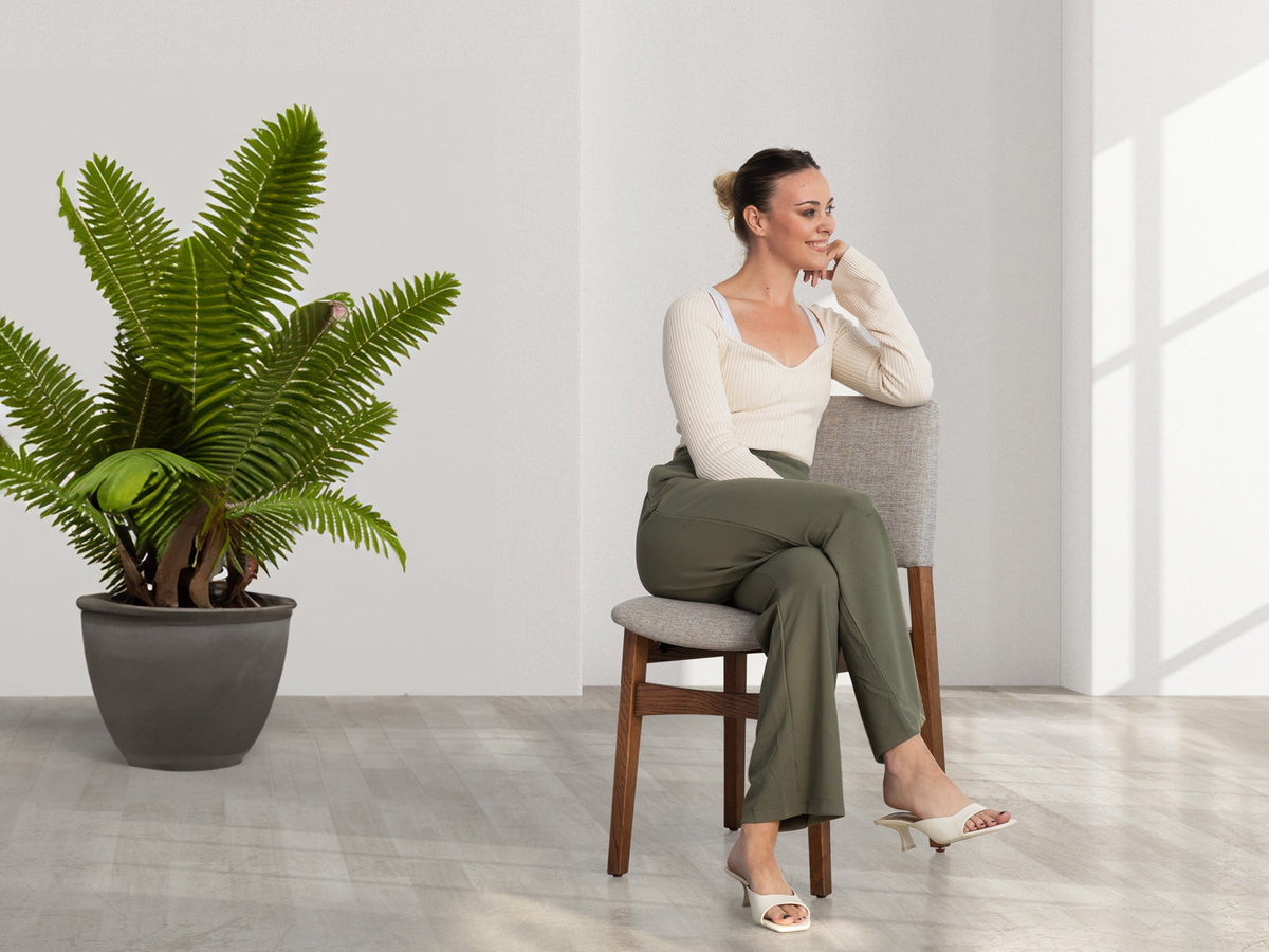 Chaise Transformer en noyer américain – mise en situation – Meubles TOCO
