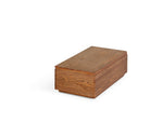 Table basse relevable Transformer en noyer américain – fermée, format compact – Meubles TOCO