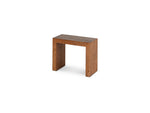 Table à manger extensible Transformer en noyer américain – fermée, format compact – Meubles TOCO