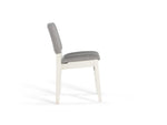 Chaise Transformer en bouleau canadien – vue de côté, sur fond blanc – Meubles TOCO