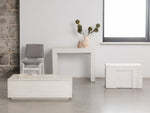 Table à manger extensible Transformer en bouleau canadien – fermée, format compact – Meubles TOCO