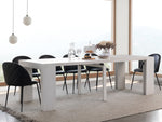 Table à manger extensible Transformer en bouleau canadien – avec 4 rallonge(s), mise en situation – Meubles TOCO
