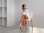 Chaise Transformer en chêne scandinave – mise en situation – Meubles TOCO