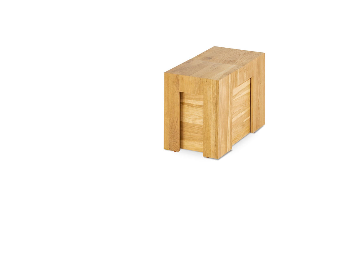 Banc extensible Transformer en chêne scandinave – fermée, format compact – Meubles TOCO