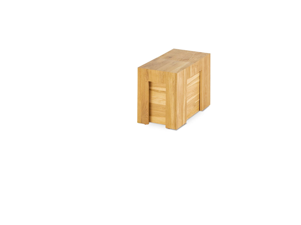 Banc extensible Transformer en chêne scandinave – fermée, format compact – Meubles TOCO