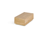 Table basse relevable Transformer en chêne scandinave – fermée, format compact – Meubles TOCO
