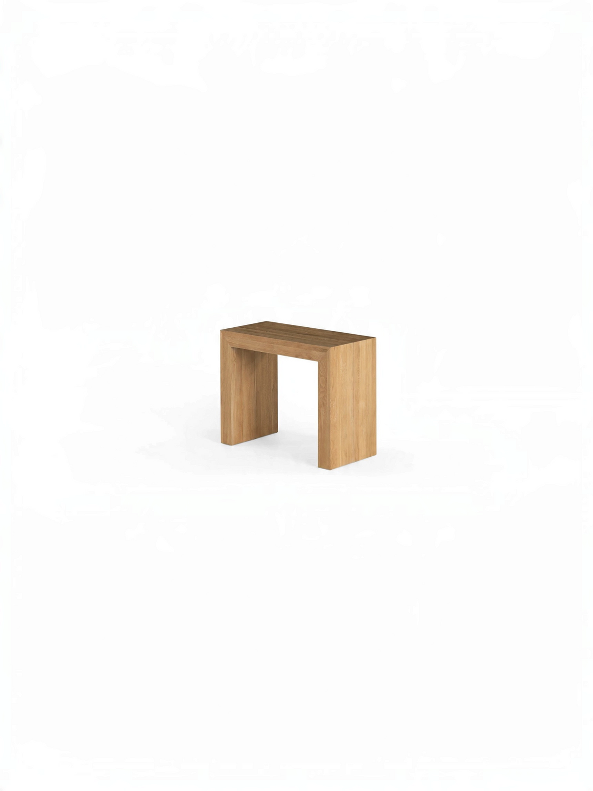 Table à manger extensible Transformer en chêne scandinave – sur fond blanc – Meubles TOCO