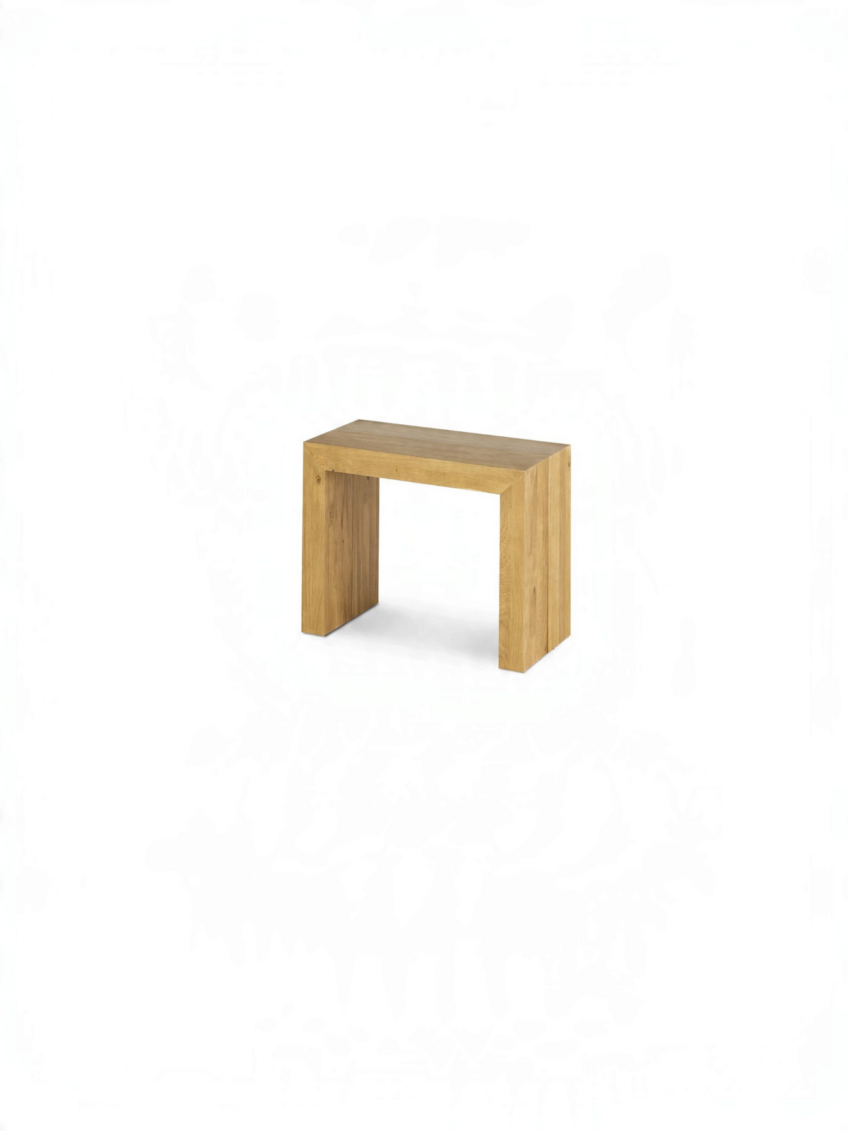 Table à manger extensible Transformer en chêne scandinave – fermée, format compact – Meubles TOCO
