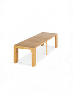 Table à manger extensible Transformer en chêne scandinave – déployée – Meubles TOCO