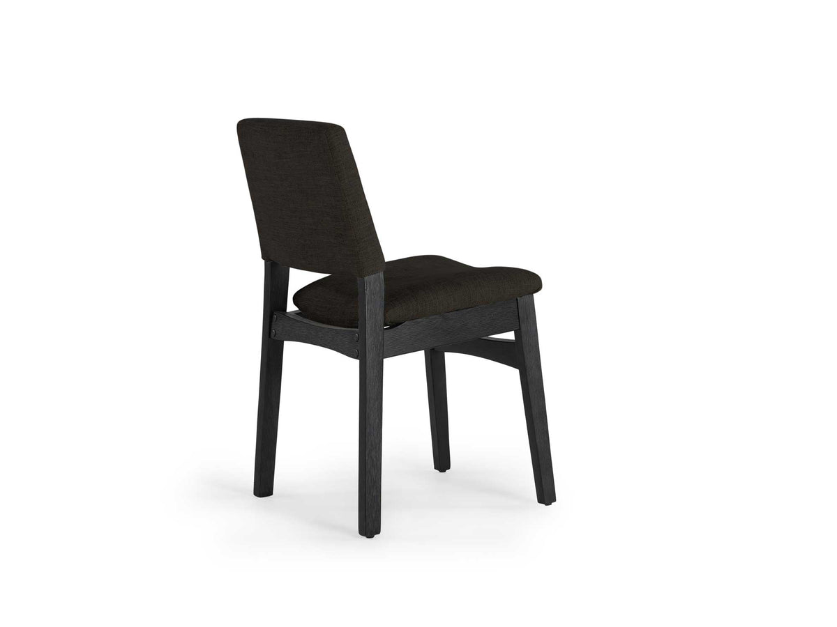 Chaise Transformer en hickory fumé – vue de dos, sur fond blanc – Meubles TOCO