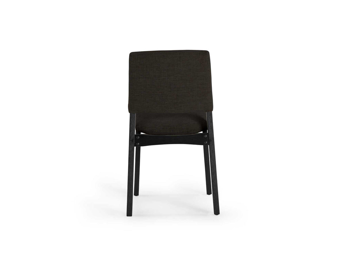 Chaise Transformer en hickory fumé – vue de dos, sur fond blanc – Meubles TOCO
