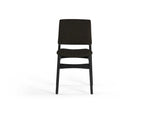Chaise Transformer en hickory fumé – vue de face, sur fond blanc – Meubles TOCO