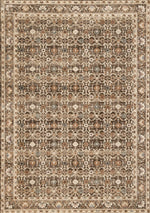 Tapis Chertsey – motif bleu et brun (Kalora Zoe L948-7626) – Meubles TOCO