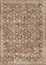 Tapis Chertsey – motif bleu et brun 2 (Kalora Zoe L956-7525) – Meubles TOCO
