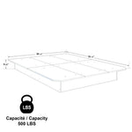 Dimensions de la base de lit plateforme Alto grand 8 po