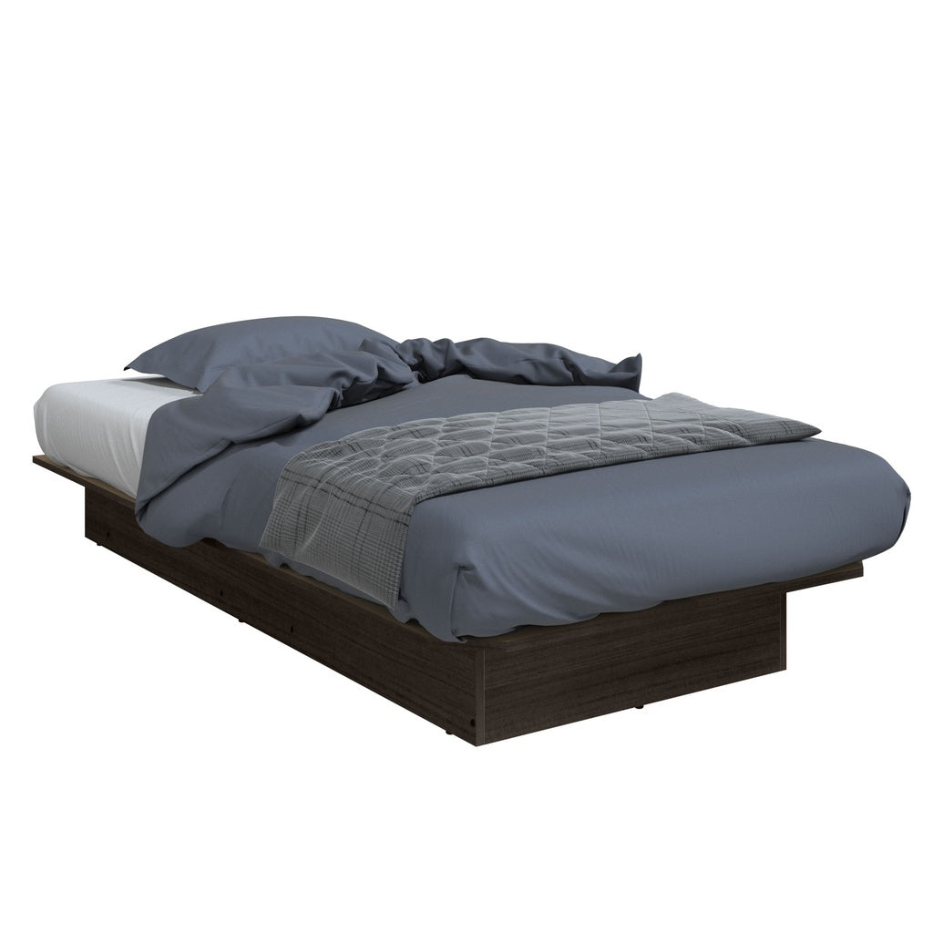 Base de lit plateforme Alto simple gris foncé