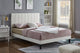 Lit King Complet Moderne Épuré | Blanc | 2635-FI