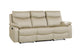 Wembley | Sofa Inclinable Électrique en Cuir Véritable | Beige | 10299