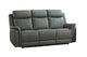 Sofa Inclinable Électrique Cyrus en Cuir Véritable et PVC match | Gris | 04899