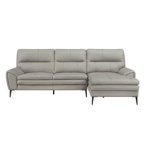 Sofa Sectionnel en cuir véritable 3 places