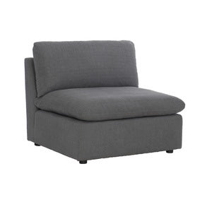 Chaise Modulaire Sans Bras/ Gris Foncé