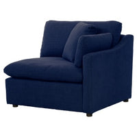 Chaise Modulaire Latérale Droite/ Bleu
