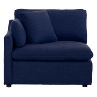 Chaise Modulaire Latérale Gauche / Bleu
