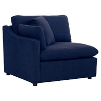 Chaise Modulaire Latérale Gauche / Bleu