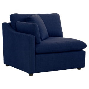 Chaise Modulaire Latérale Gauche / Bleu