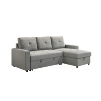 Sofa-Lit Réversible 3 places/ Gris/ MA99996