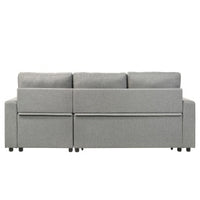 Sofa-Lit Réversible 3 places/ Gris/ MA99996