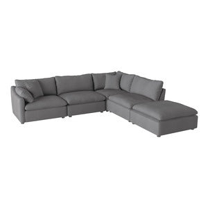 Chaise Modulaire Sans Bras/ Gris Foncé