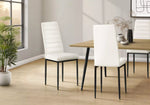 Chaise Remo blanche dans une salle à manger