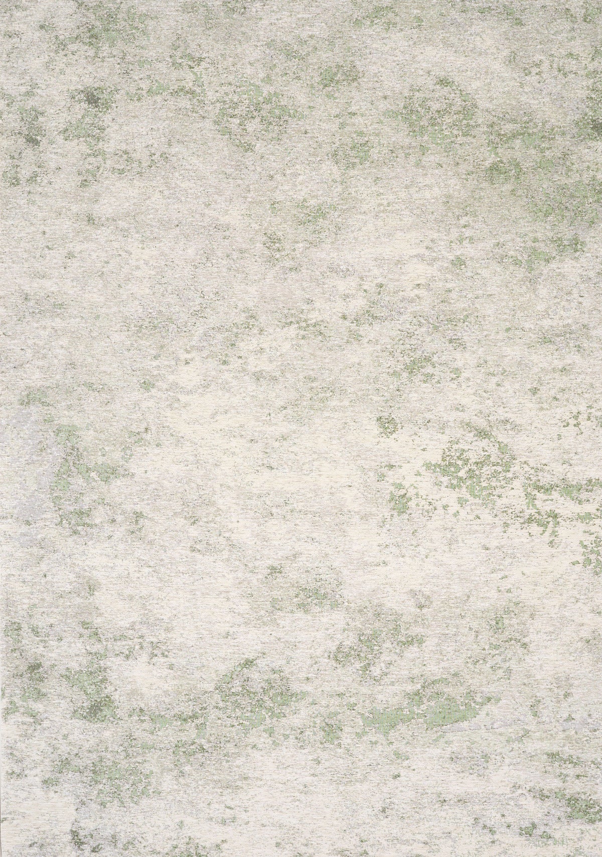 Tapis Lachute – motif crème et vert (Kalora Cathedral 5472/06) – Meubles TOCO