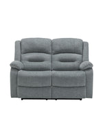 Causeuse inclinable Béatrice en bleu – vue de face – Meubles TOCO