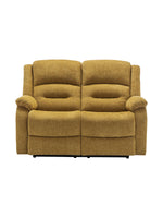 Causeuse inclinable Béatrice en jaune – vue de face – Meubles TOCO