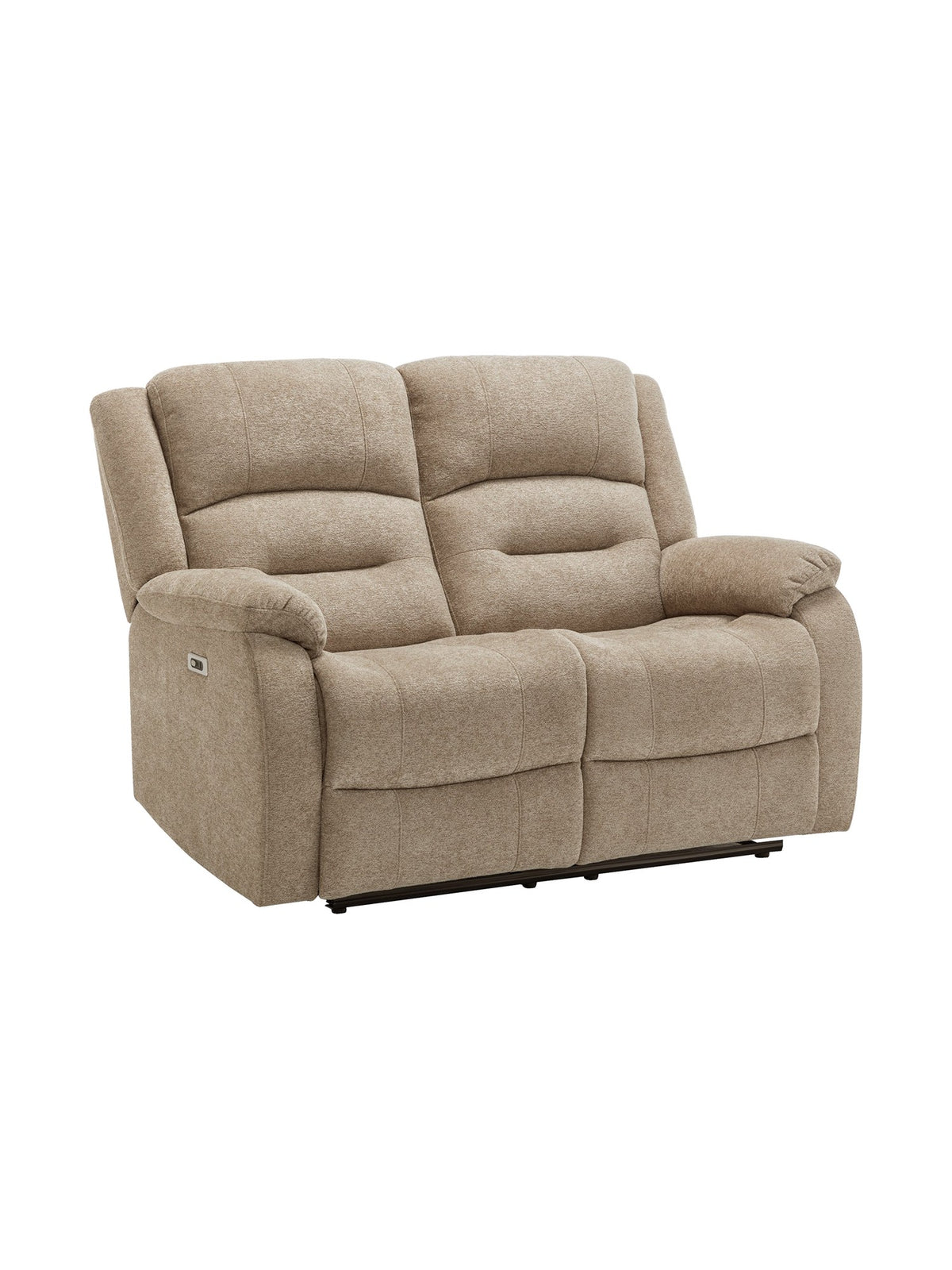 Causeuse inclinable Béatrice en beige – photo sur fond blanc – Meubles TOCO
